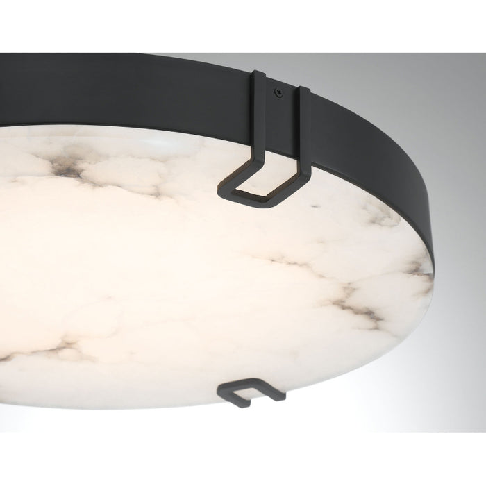 Eurofase 48959 Noga 1-lt 22" LED Flush Mount - Matte Black