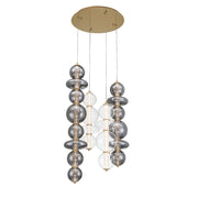 Eurofase 48960 Atomo 4-lt 30" LED Chandelier - Gold