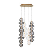 Eurofase 48960 Atomo 4-lt 30" LED Chandelier - Gold