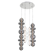 Eurofase 48960 Atomo 4-lt 30" LED Chandelier - Chrome