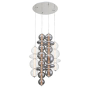 Eurofase 48960 Atomo 4-lt 30" LED Chandelier - Chrome