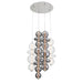 Eurofase 48960 Atomo 4-lt 30" LED Chandelier - Chrome