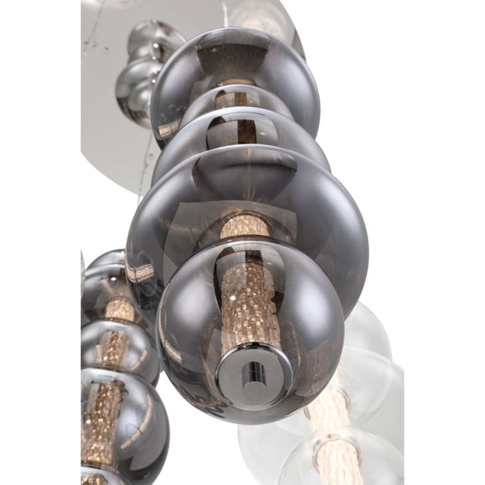 Eurofase 48960 Atomo 4-lt 30" LED Chandelier - Chrome