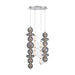 Eurofase 48960 Atomo 4-lt 30" LED Chandelier - Chrome