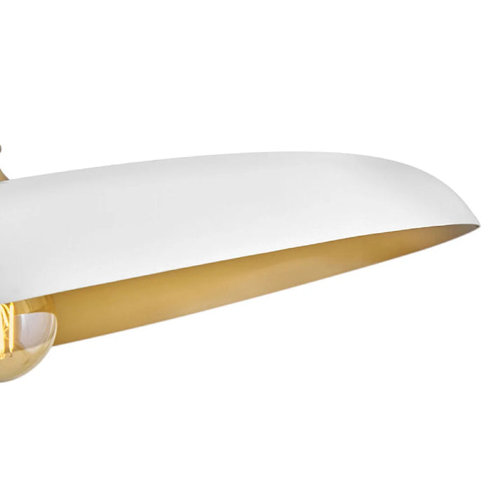 Hinkley 48165 Sadie 1-lt 24" LED Chandelier - Lacquered Brass/Chalk White