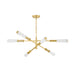 Corbett 490-48 Dashiell 6-lt 48" LED Chandelier