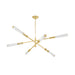 Corbett 490-60 Dashiell 6-lt 60" LED Chandelier