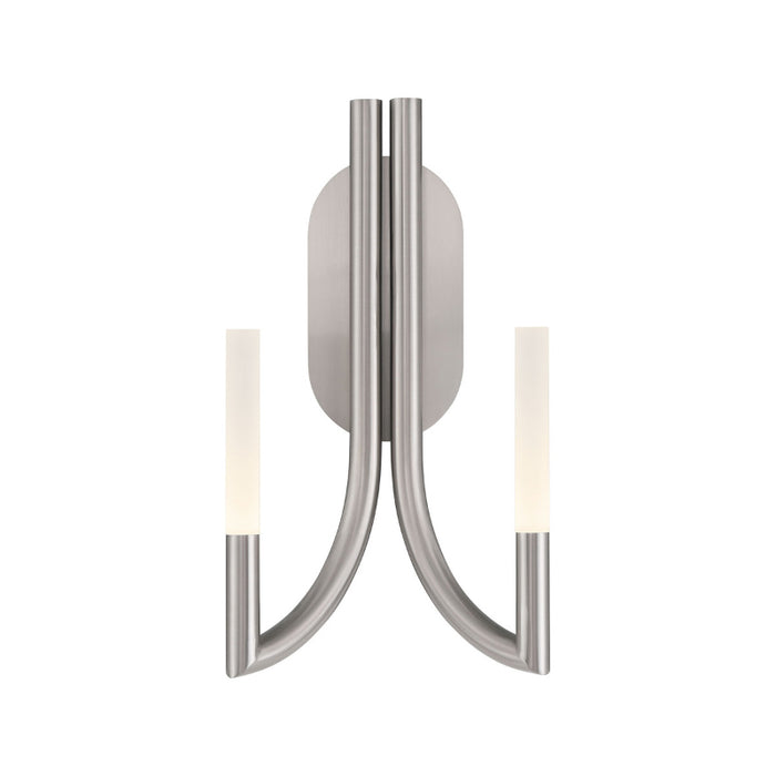 Eurofase 49009 Olette 2-lt 17" Tall LED Wall Sconce - Brushed Nickel