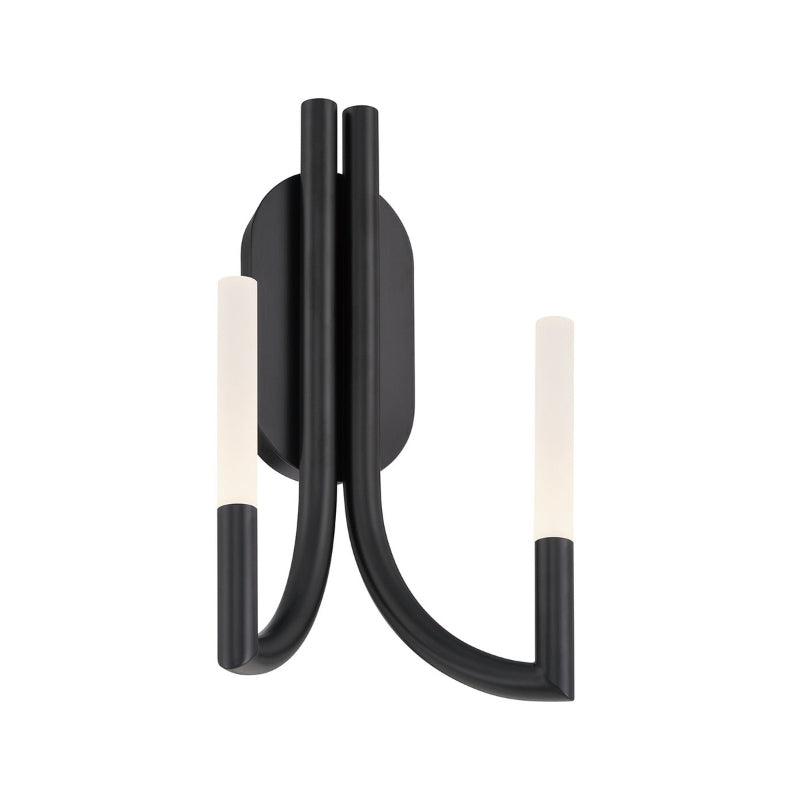 Eurofase 49009 Olette 2-lt 17" Tall LED Wall Sconce - Matte Black