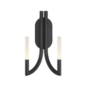 Eurofase 49009 Olette 2-lt 17" Tall LED Wall Sconce - Matte Black