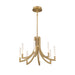 Eurofase 49010 Olette 8-lt 24" LED Chandelier - Gold