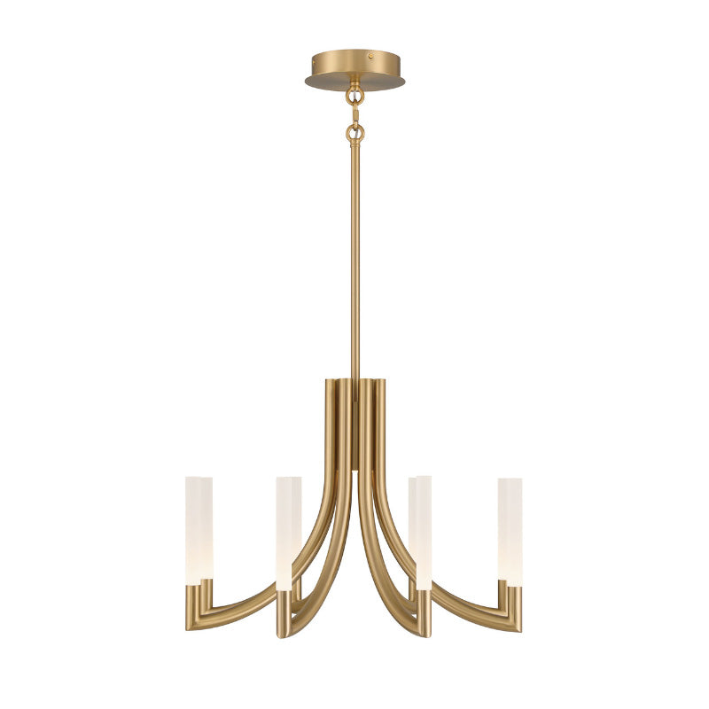 Eurofase 49010 Olette 8-lt 24" LED Chandelier - Gold