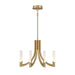 Eurofase 49010 Olette 8-lt 24" LED Chandelier - Gold