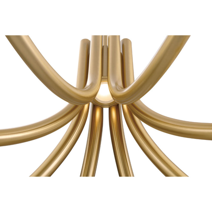 Eurofase 49010 Olette 8-lt 24" LED Chandelier - Gold