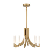 Eurofase 49010 Olette 8-lt 24" LED Chandelier - Gold