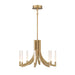 Eurofase 49010 Olette 8-lt 24" LED Chandelier - Gold