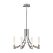 Eurofase 49010 Olette 8-lt 24" LED Chandelier - Brushed Nickel