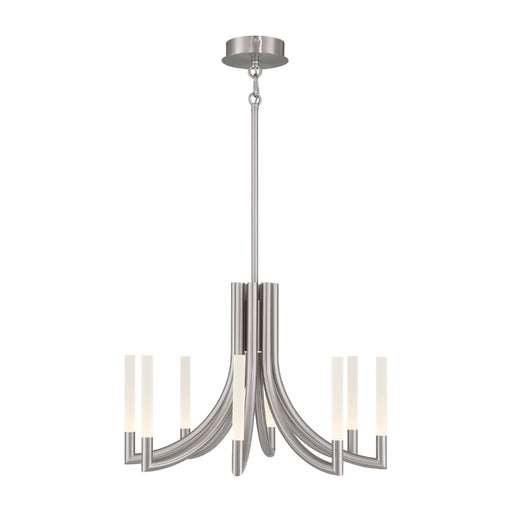 Eurofase 49010 Olette 8-lt 24" LED Chandelier - Brushed Nickel