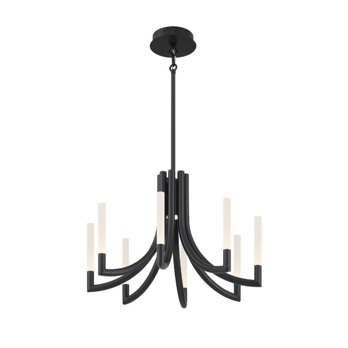 Eurofase 49010 Olette 8-lt 24" LED Chandelier - Matte Black