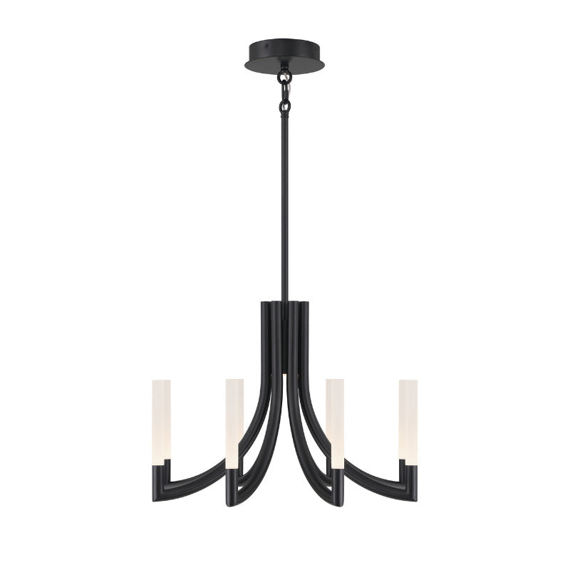 Eurofase 49010 Olette 8-lt 24" LED Chandelier - Matte Black