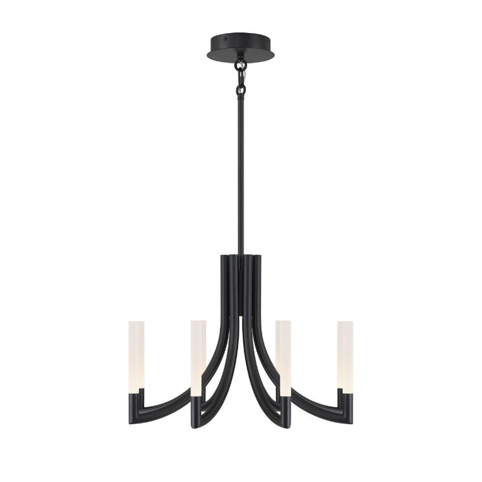 Eurofase 49010 Olette 8-lt 24" LED Chandelier - Matte Black