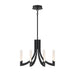 Eurofase 49010 Olette 8-lt 24" LED Chandelier - Matte Black