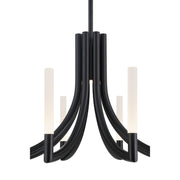 Eurofase 49010 Olette 8-lt 24" LED Chandelier - Matte Black