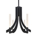 Eurofase 49010 Olette 8-lt 24" LED Chandelier - Matte Black