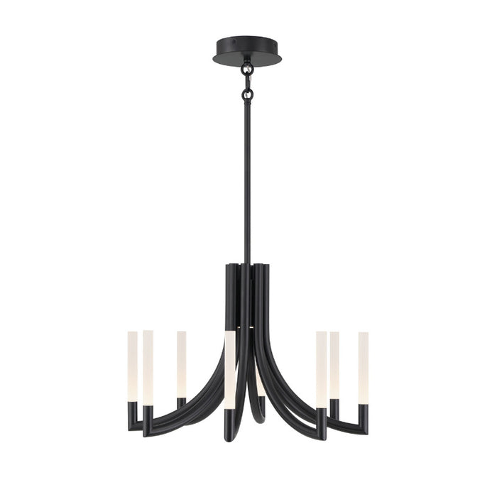 Eurofase 49010 Olette 8-lt 24" LED Chandelier - Matte Black