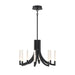 Eurofase 49010 Olette 8-lt 24" LED Chandelier - Matte Black