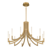 Eurofase 49011 Olette 12-lt 36" LED Chandelier - Gold