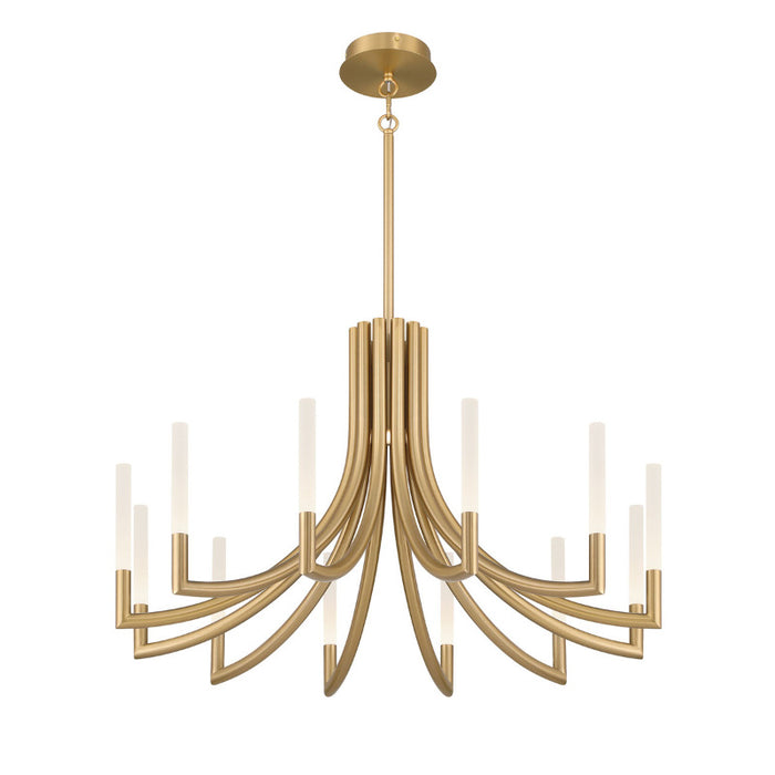 Eurofase 49011 Olette 12-lt 36" LED Chandelier - Gold