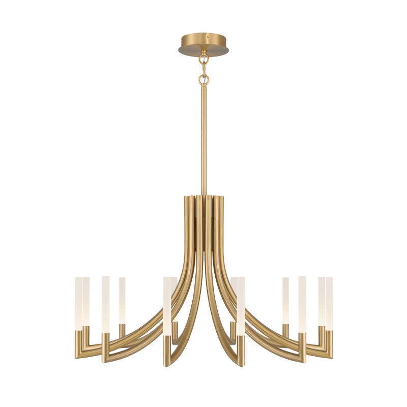 Eurofase 49011 Olette 12-lt 36" LED Chandelier - Gold