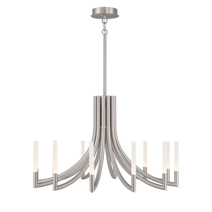 Eurofase 49011 Olette 12-lt 36" LED Chandelier - Brushed Nickel