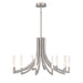 Eurofase 49011 Olette 12-lt 36" LED Chandelier - Brushed Nickel