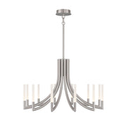 Eurofase 49011 Olette 12-lt 36" LED Chandelier - Brushed Nickel