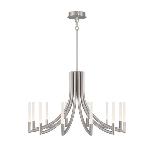 Eurofase 49011 Olette 12-lt 36" LED Chandelier - Brushed Nickel