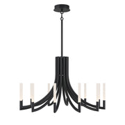 Eurofase 49011 Olette 12-lt 36" LED Chandelier - Matte Black