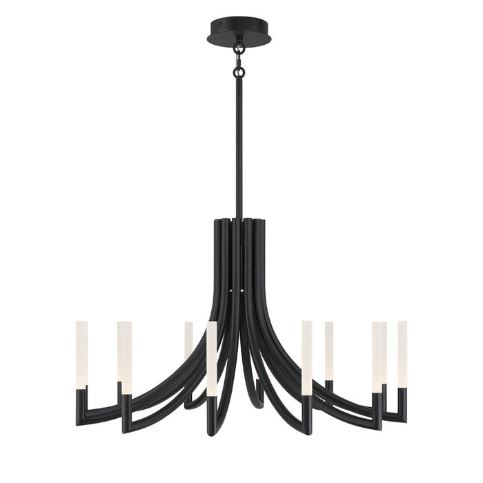 Eurofase 49011 Olette 12-lt 36" LED Chandelier - Matte Black