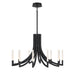 Eurofase 49011 Olette 12-lt 36" LED Chandelier - Matte Black
