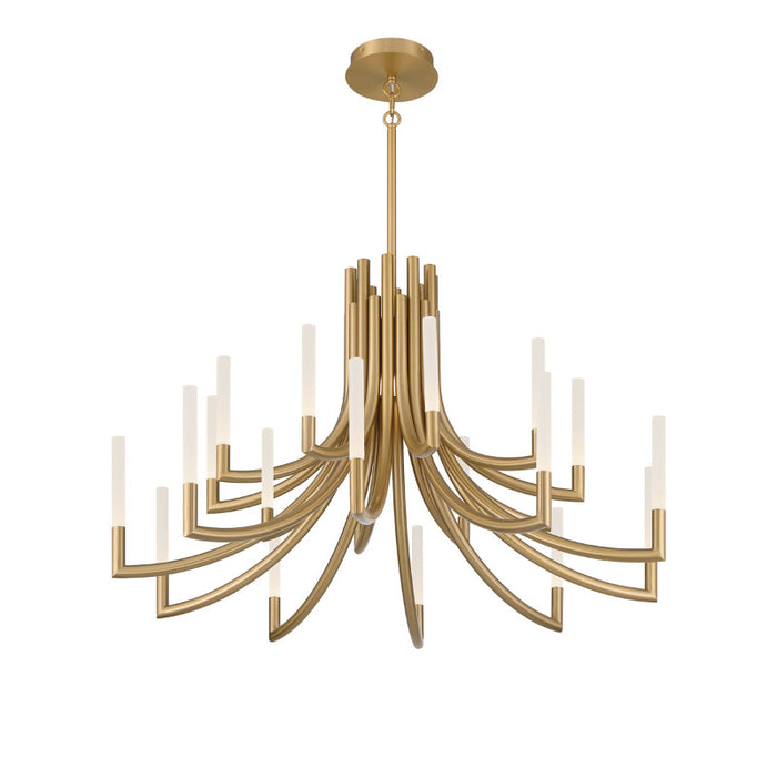 Eurofase 49012 Olette 20-lt 42" LED Chandelier - Gold