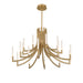 Eurofase 49012 Olette 20-lt 42" LED Chandelier - Gold
