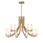 Eurofase 49012 Olette 20-lt 42" LED Chandelier - Gold
