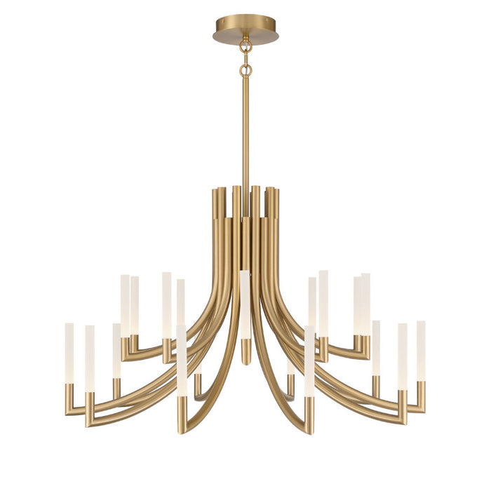 Eurofase 49012 Olette 20-lt 42" LED Chandelier - Gold