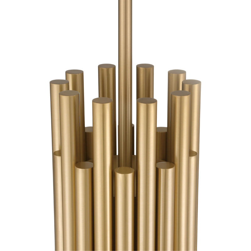 Eurofase 49012 Olette 20-lt 42" LED Chandelier - Gold