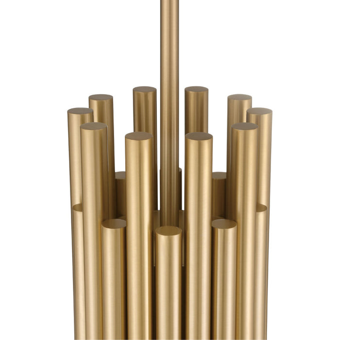 Eurofase 49012 Olette 20-lt 42" LED Chandelier - Gold