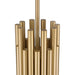 Eurofase 49012 Olette 20-lt 42" LED Chandelier - Gold