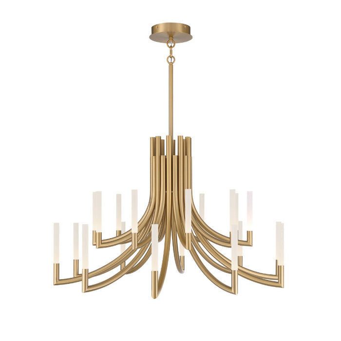 Eurofase 49012 Olette 20-lt 42" LED Chandelier - Gold