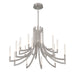 Eurofase 49012 Olette 20-lt 42" LED Chandelier - Brushed Nickel