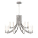 Eurofase 49012 Olette 20-lt 42" LED Chandelier - Brushed Nickel